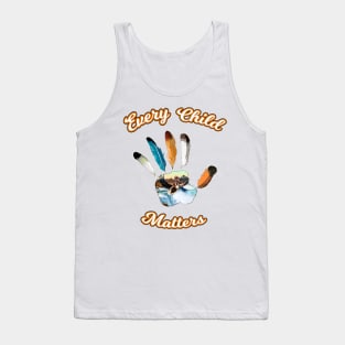 Every child matters. Eagle feather palm Tank Top